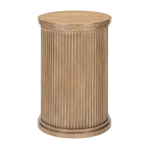 Haven Hills - Round Chairside Table - Camel Beige