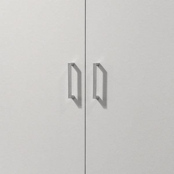 Alara - Height Simplistic Double Door Storage Cabinet - White