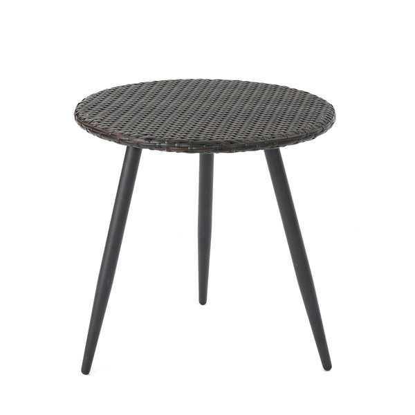 Kenneth - 3 Pieces Chat Set Outdoor Furniture - Brown Multi