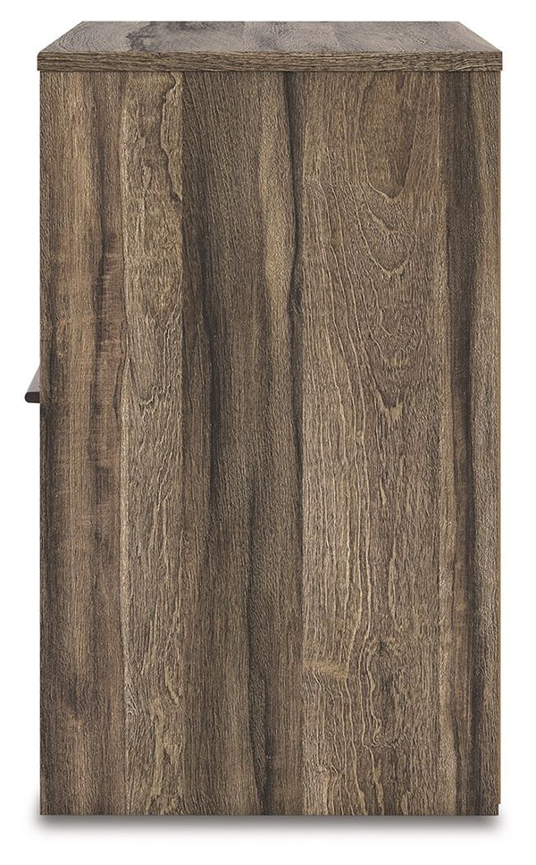 Elbrim - One Drawer Night Stand - Brown