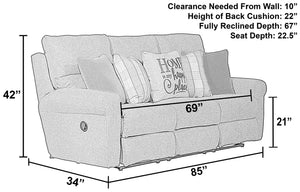 Westport - Power Lay Flat Reclining Sofa