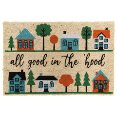 Doormats - Scarlet Stenciled Doormat - Multi