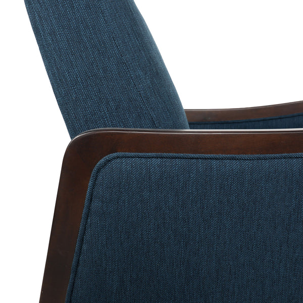 Drury - Contemporary Fabric Upholstered Pushback Recliner