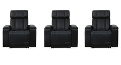 Phoenix - Zero Gravity Power 3 Seat Home Theater Seating With Immersive Audio P3