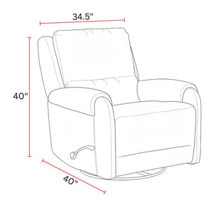 Gentry - Manual Swivel Glider Recliner