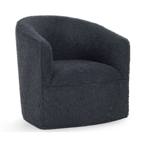 Valencia - Swivel Accent Chair - Blue