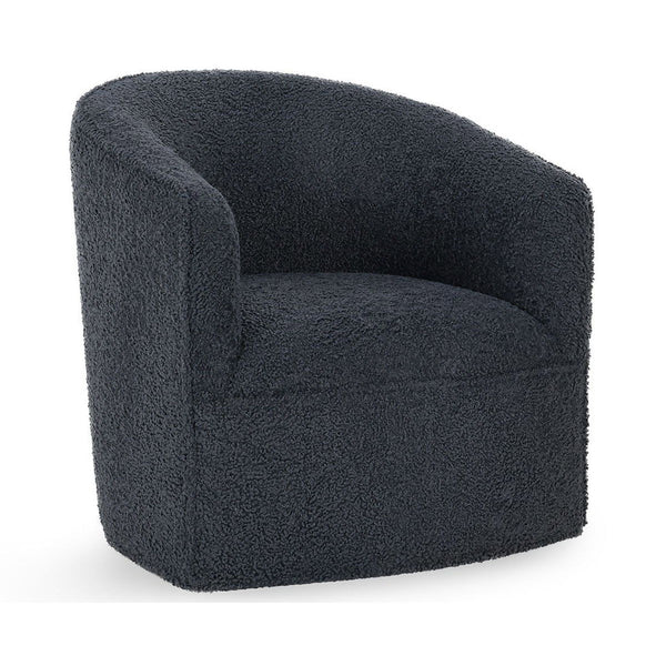 Valencia - Swivel Accent Chair - Blue