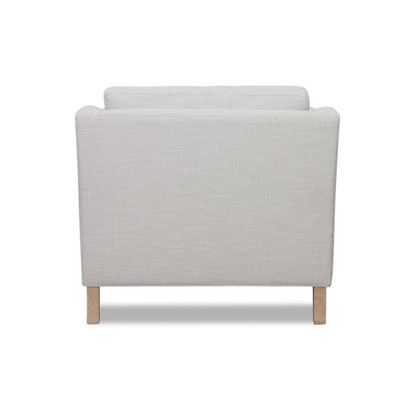 Chair With High Track Arms - Beige