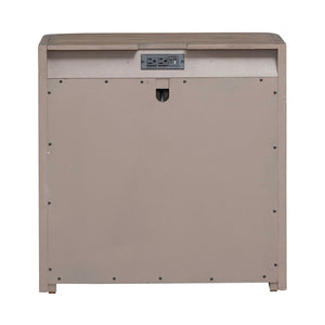 South Bend - Open Nightstand With Charging Station - Burnished Clay