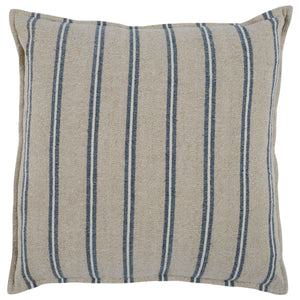 Delgada - 26" x 26" Pillow - Natural / Blue