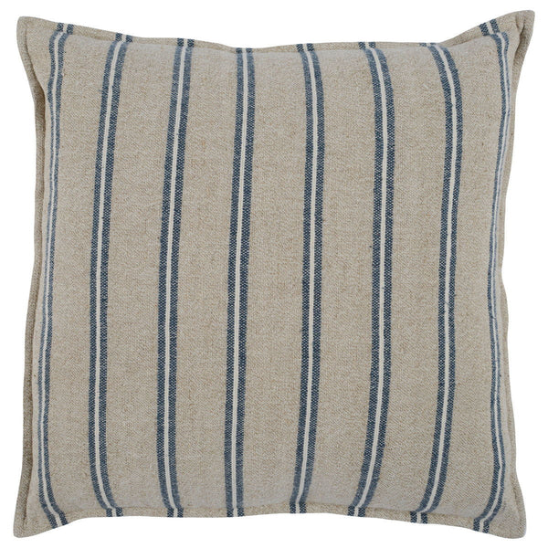 Delgada - 26" x 26" Pillow - Natural / Blue