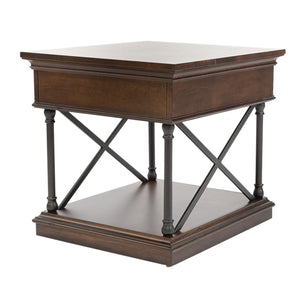 Tribeca - Drawer End Table - Cordovian Brown