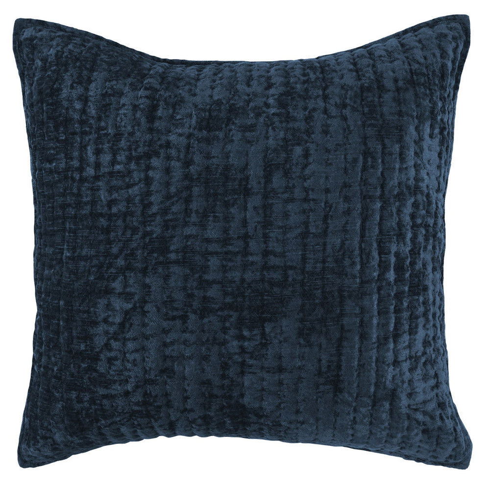 Bari - Velvet Sham - Ocean Blue
