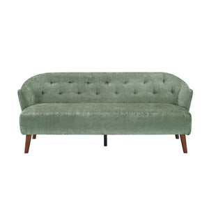 3 Seater Tufted Upholstered Couch Comfy Living Room Sofa