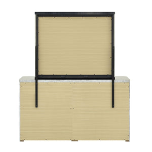 Modern Play - Dresser & Mirror - Natural White