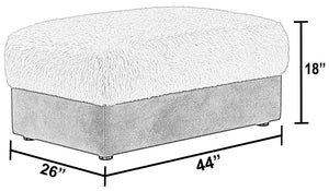 Snowball - Ottoman - Taupe