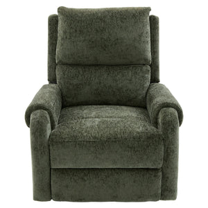 Manual Recliner Massage Chair With Swivel Rocker, 8 Massage Modes, Side Storage Pocket