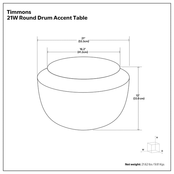 Timmons - Cast Aluminum Coffee Table - Brown