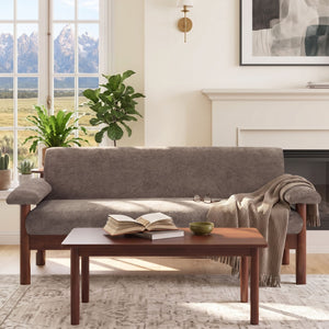 Modern Sofa Couch With Pillow Top Arms