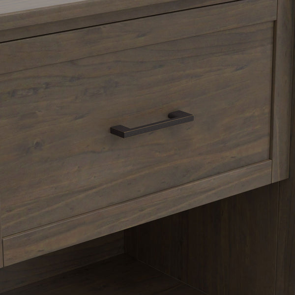Ela - Bedside Table - Smoky Brown