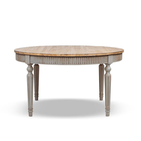 Colette - Round Dining Table - Blue / Gray