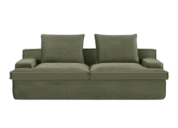 Nimbus - Oversized Full Foam 4 Seater Couch For Living Room Upholstered In Soft, Wide Armrests