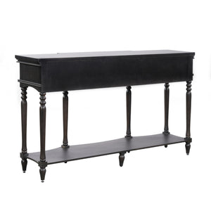 Retro Console Table With 3 Soft Close Drawers