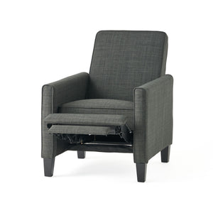 Upholstered Push Back Recliner Chair For Living Room