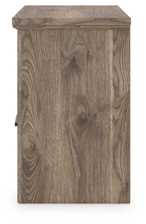 Rusticott - Two Drawer Night Stand - Brown