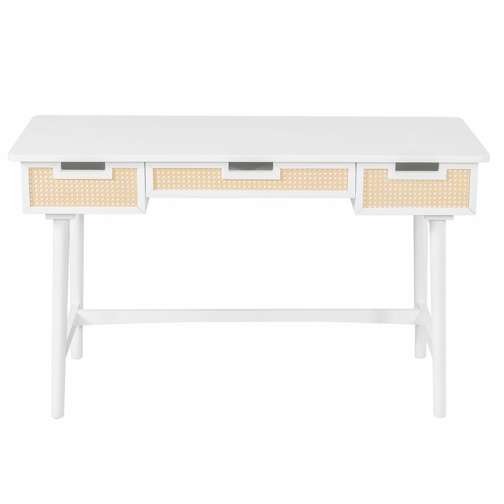 Writing Desk With 3 Drawers For Living Room