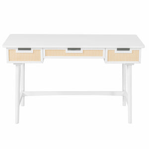 Writing Desk With 3 Drawers For Living Room