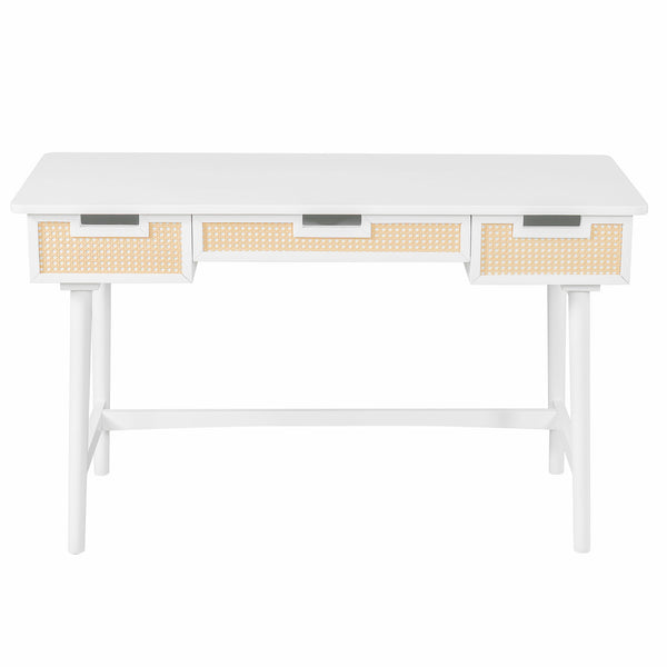 Writing Desk With 3 Drawers For Living Room