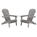 Oversize Outdoor Folding Adirondack Chair, Patio Chair For Garden
