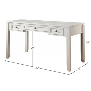 Boca - U Shape Desk With Credenza File And Hutch - Cottage White