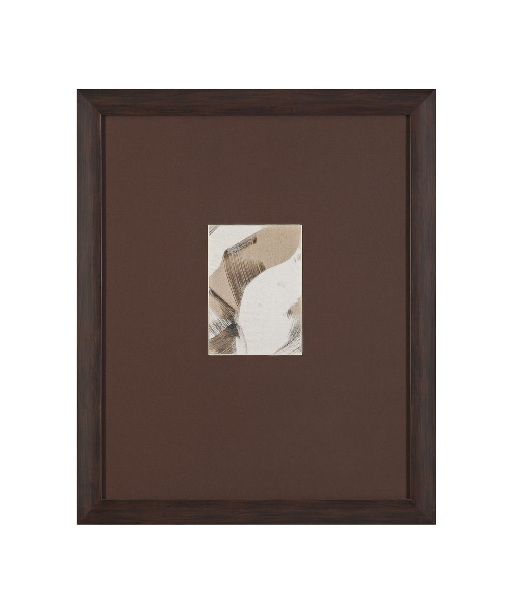 Eclectic Framed Print - Brown