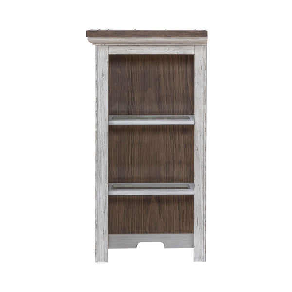 River Place - Left Pier Top - Riverstone White & Tobacco