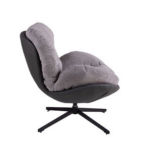 360° Swivel Office Chair, No Wheels