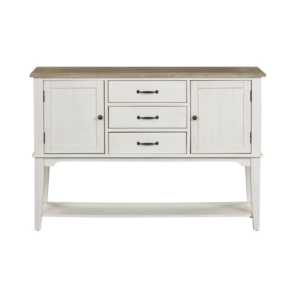 Summerville - Server - Soft White Wash / Wirebrushed Gray