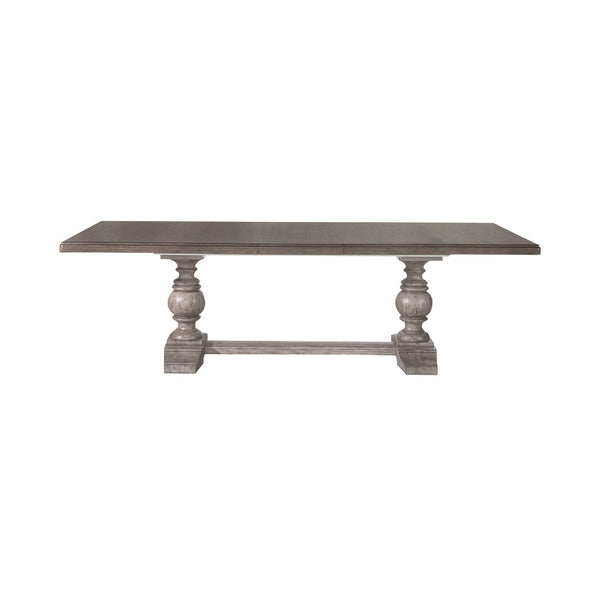 River Place - Trestle Table - Riverstone Gray & Tobacco