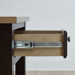 Drazmine - Rectangular End Table - Brown