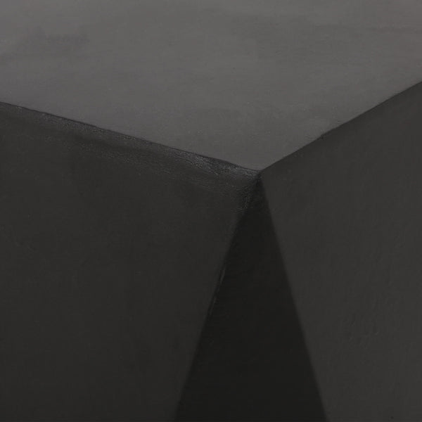 Side Table With Geometric Design