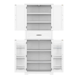 Bathroom Storage Cabinet With Multifunctional Storage Space, Drawer With Slide Rails, Adjustable Shelf