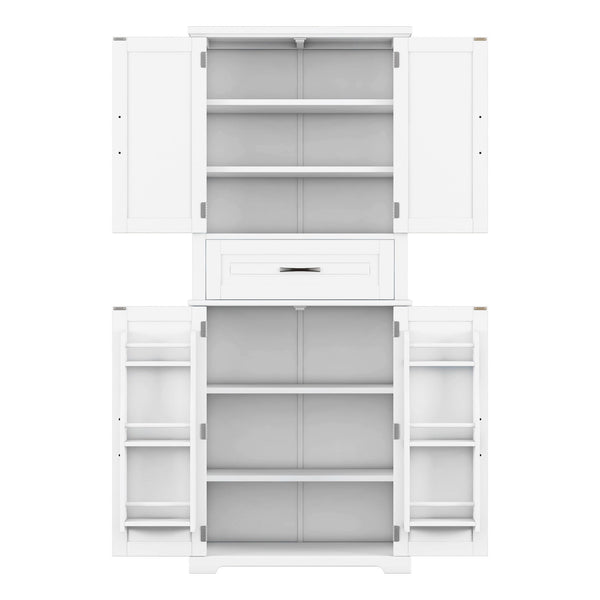 Bathroom Storage Cabinet With Multifunctional Storage Space, Drawer With Slide Rails, Adjustable Shelf