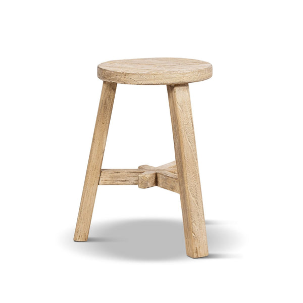Linden - Round Stool - Light Brown