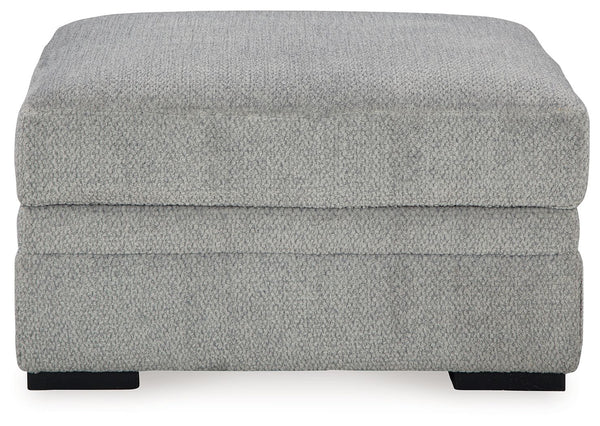 Casselbury - Ottoman With Storage - Cement