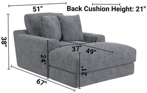 Cozy - Chaise With USB