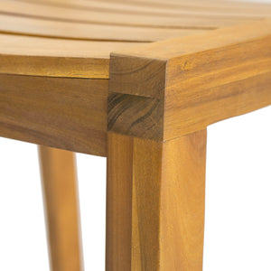 Outdoor Dining Side Chair (Set of 2) - Teak Finish
