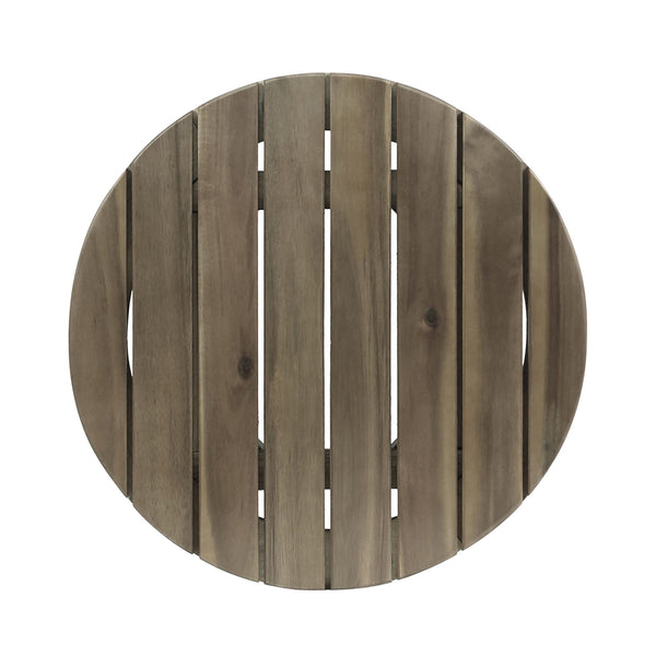Outdoor Acacia Wood Side Table With Weather Resistance