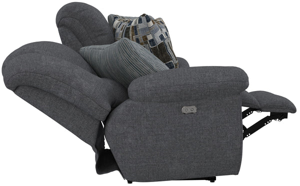 Trifecta - Sofa With 3 Recliners and Drop Down Table