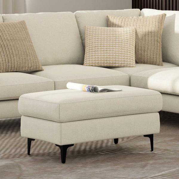 Ava - Ottoman - Cream